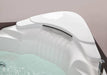 Platinum AM505 Corner Whirlpool Bathtub (61"L x 61"W x 31.5"H) - Platinum - Ambient Home